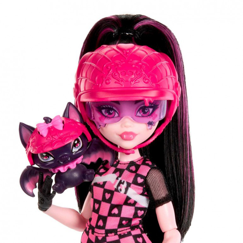 Monster High Boneca Draculaura Vamptastic Scooter - Imagem 1