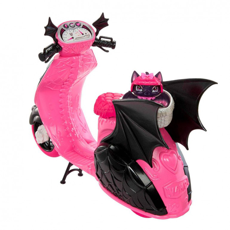 Monster High Boneca Draculaura Vamptastic Scooter - Imagem 2