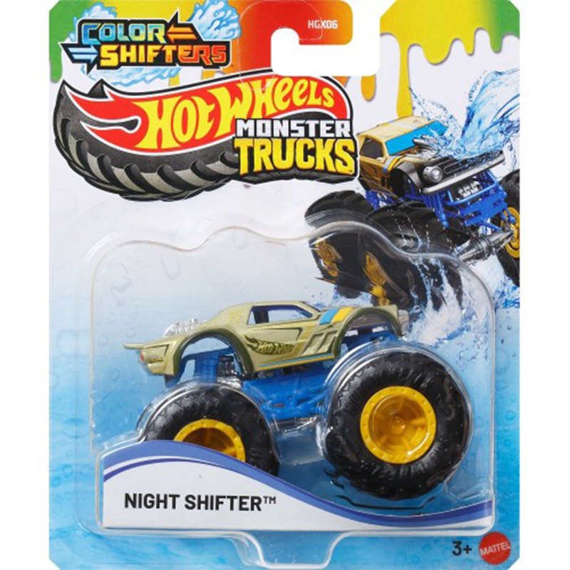 Color Shifter Hot Wheels Monster Truck Night Shift 1:64