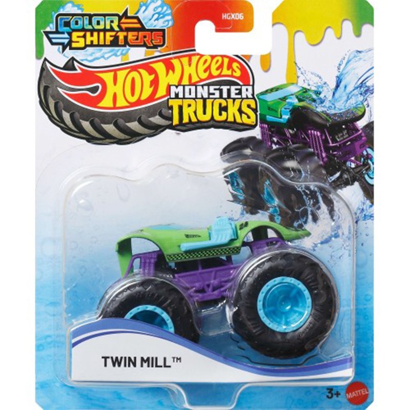 Color Shifter Hot Wheels Monster Truck Twin Mill 1:64