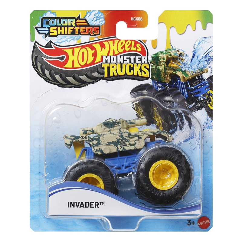 Color Shifter Hot Wheels Monster Truck Invader 1:64