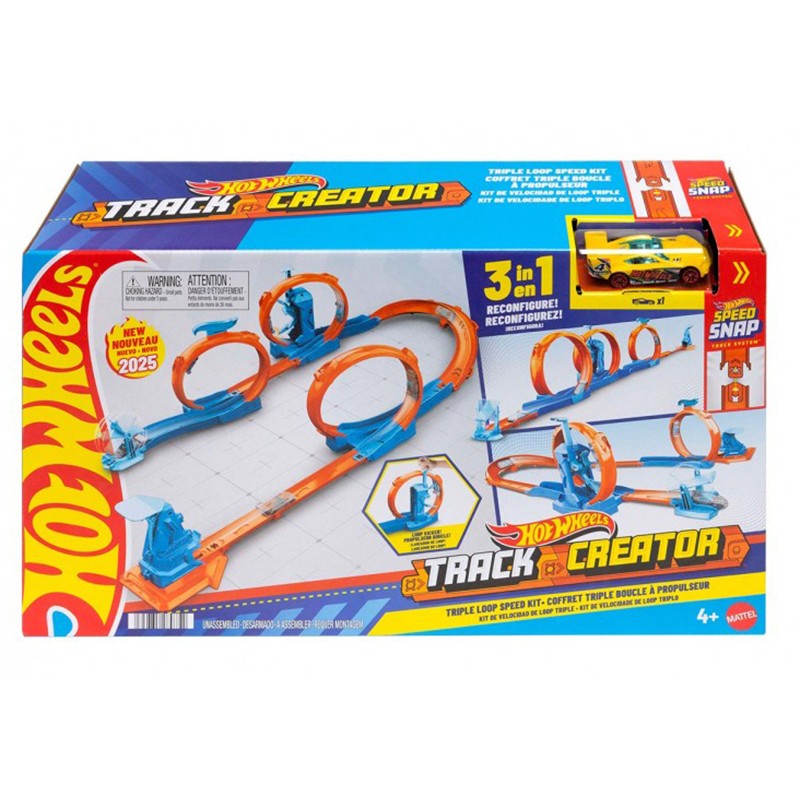 Hot Wheels - Pista Triple Loop
