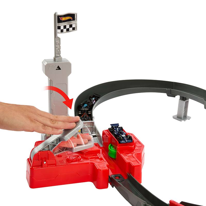 Hot Wheels Formula 1 Circuito Race Sprint con 3 coches 1:64 - Imagen 2