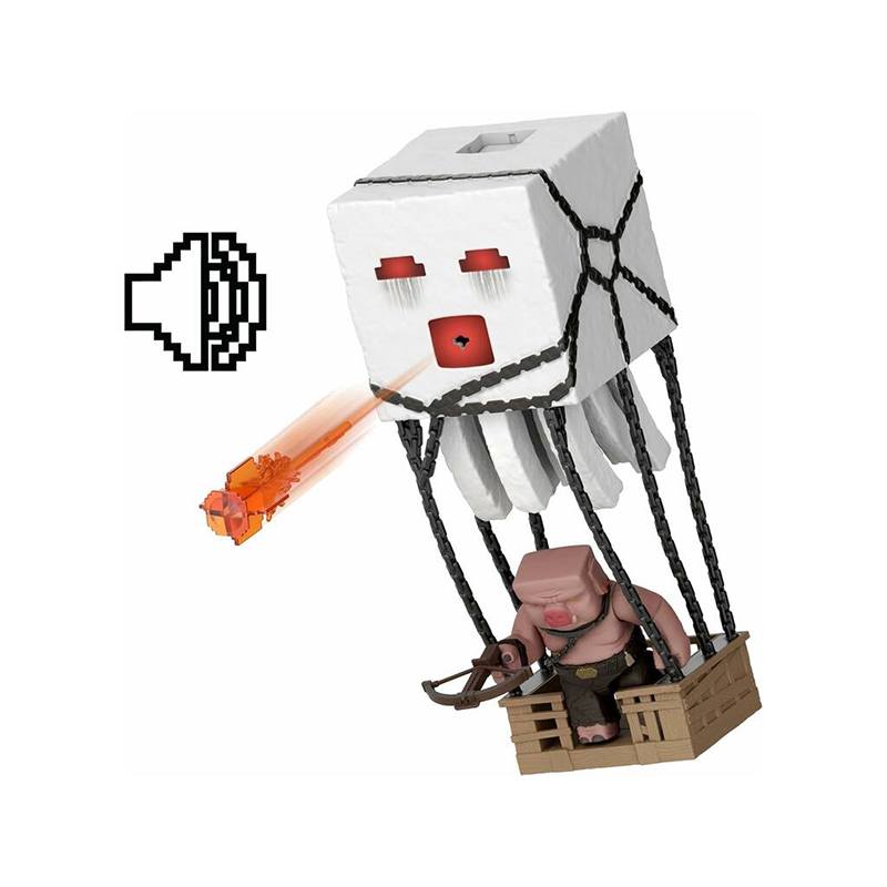 Minecraft Movie Figura Ghast de Ataque con Proyectiles - Imagen 1