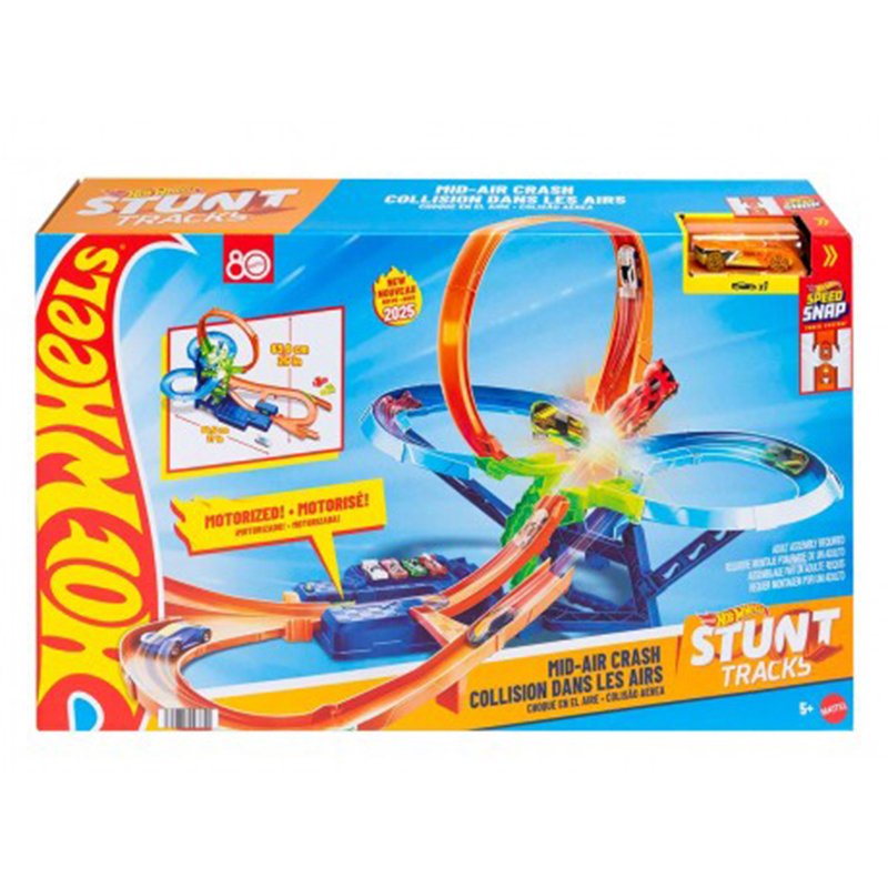 Hot Wheels - Pista Acrobática Big Air Crash - Imagen 1