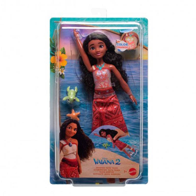 Disney Muñeca Vaiana Nadadora - Imagen 1