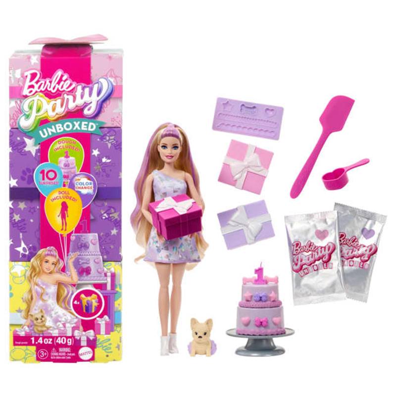 Barbie Muñeca Party Unboxed - Fiesta de Mascotas #1