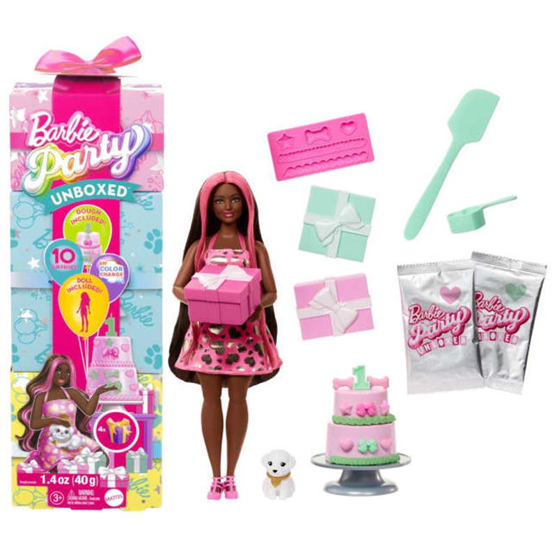 Barbie Muñeca Party Unboxed - Fiesta de Mascotas #2