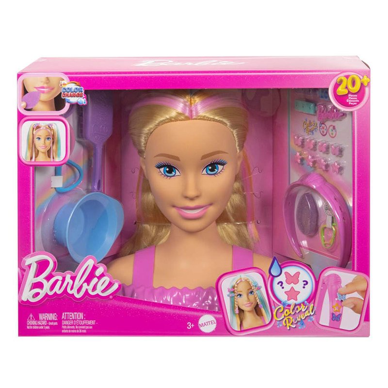 Barbie Busto-Cabeza para peinar, pelo rubio - Imagen 2
