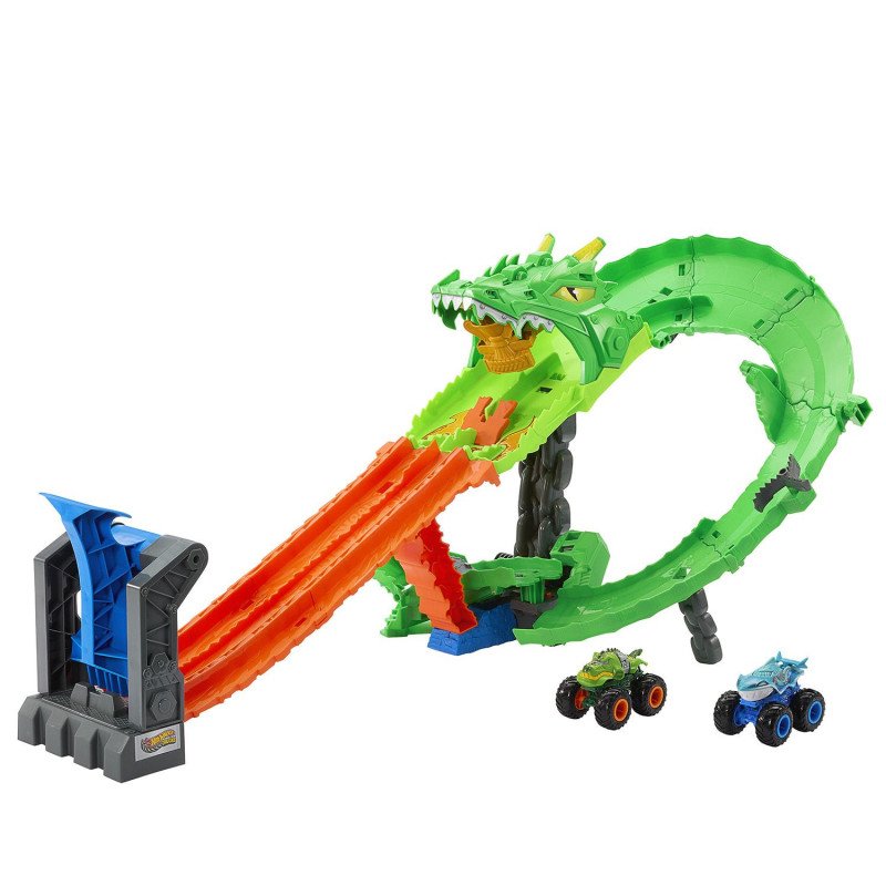 Hot Wheels Monster Truck Destrucción del Dragón - Imagen 1