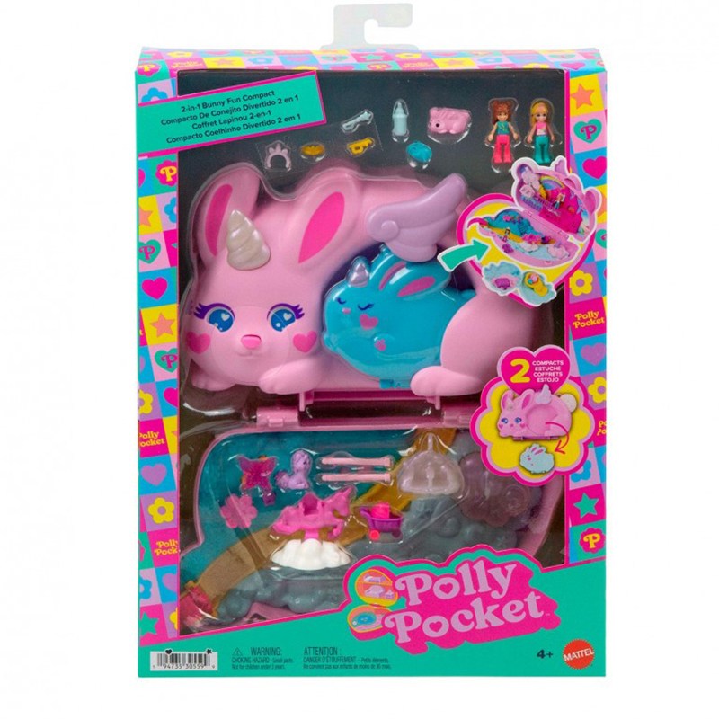 Polly Pocket - Cofre Bolsa Coelhinho - Imagem 1