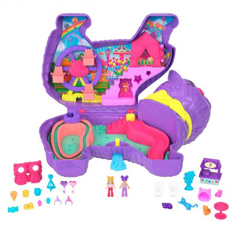 Polly Pocket - Cofre Gatito Piñata Partyland