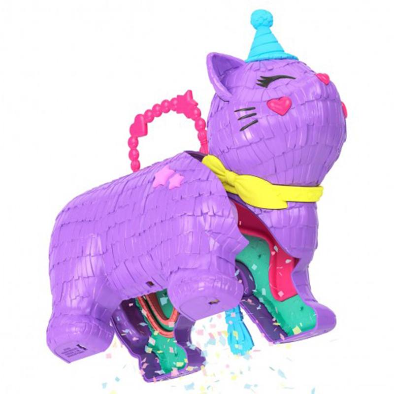 Polly Pocket - Cofre Gatito Piñata Partyland - Imagem 1