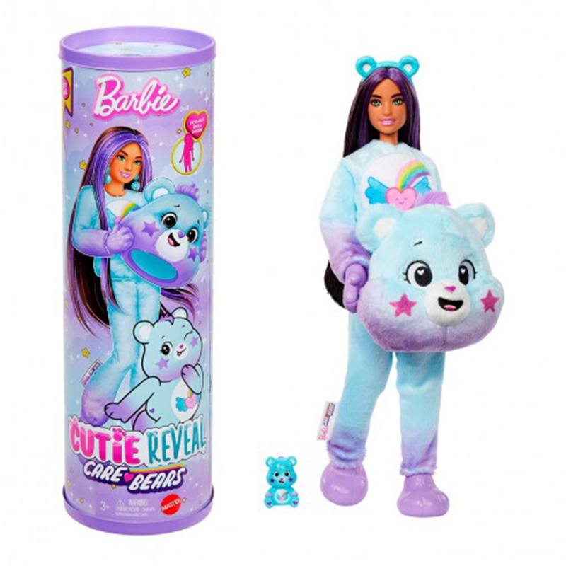 Barbie Cutie Reveal Boneca Ursinhos Carinhosos Lilás