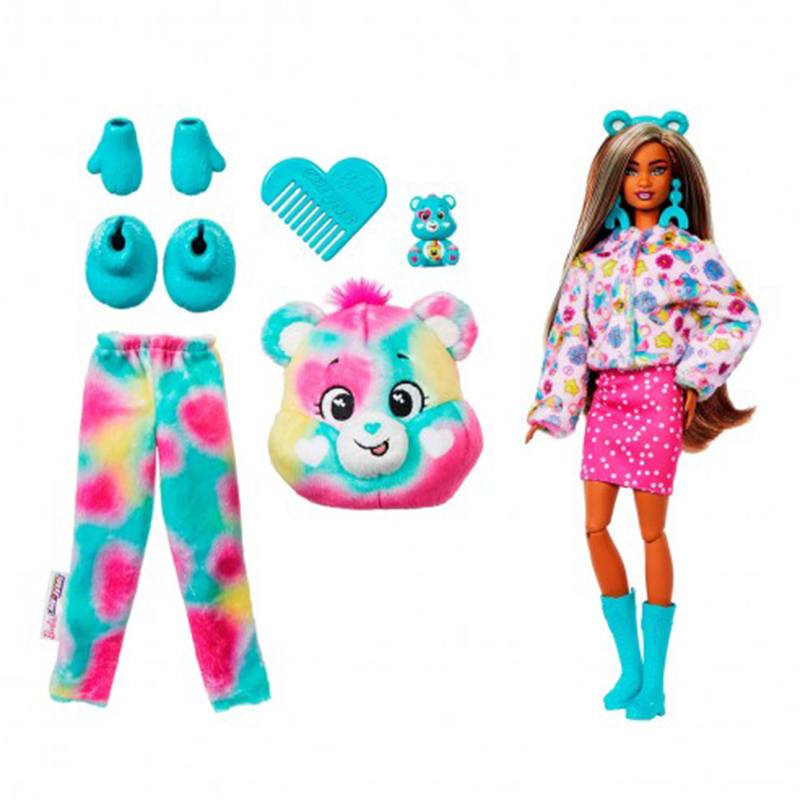 Barbie Cutie Reveal Muñeca Osos Amorosos Turquesa - Imagen 1