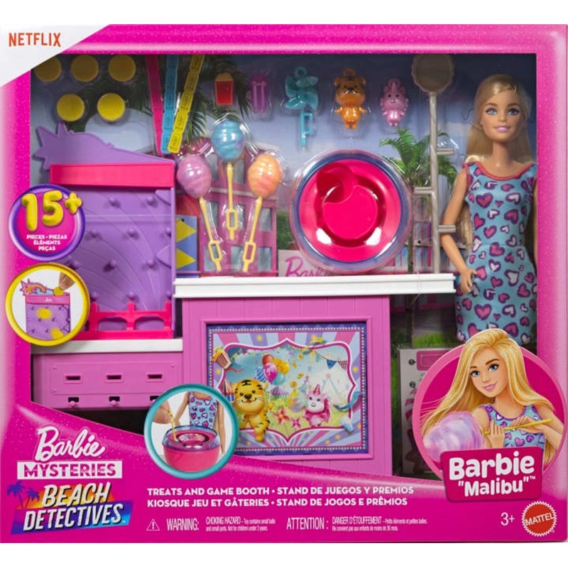 Barbie Muñeca conjunto tienda algodón de azúcar - Imagen 2