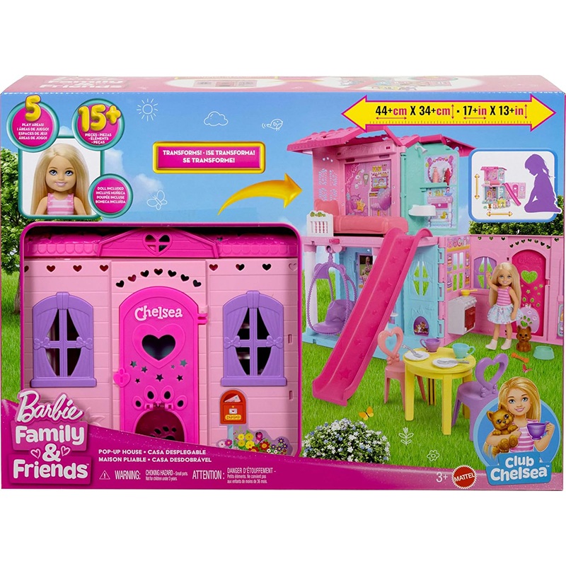 Barbie Muñeca Chelsea Casa Pop-Up - Imagen 5