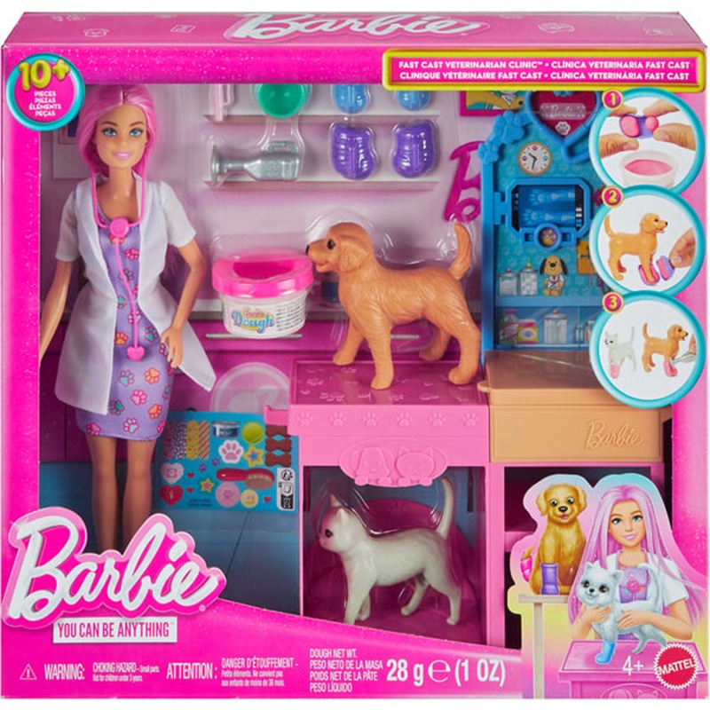 Barbie Clínica Veterinaria con 10 accesorios - Imagen 3