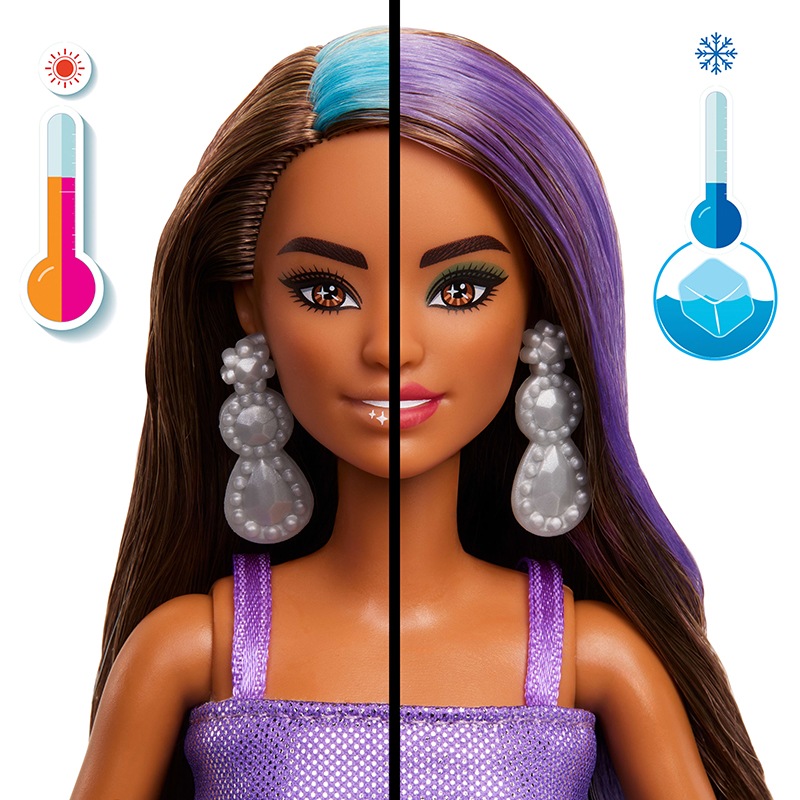 Barbie Muñeca Glam Party Unboxed con accesorios - lila - Imagen 2