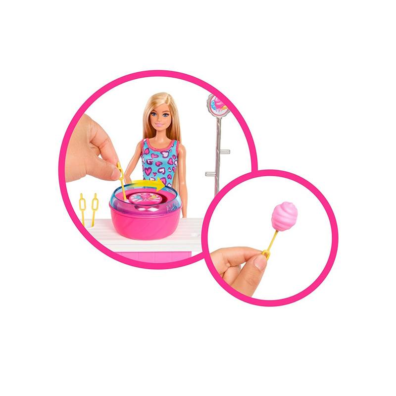 Barbie Muñeca Puesto de algodón de azúcar - Imagen 2