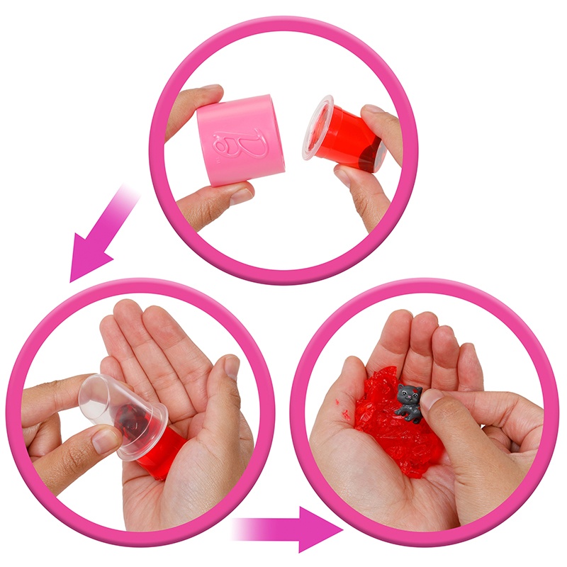 Barbie Muñeca Glam Party Unboxed con accesorios - roja - Imagen 4