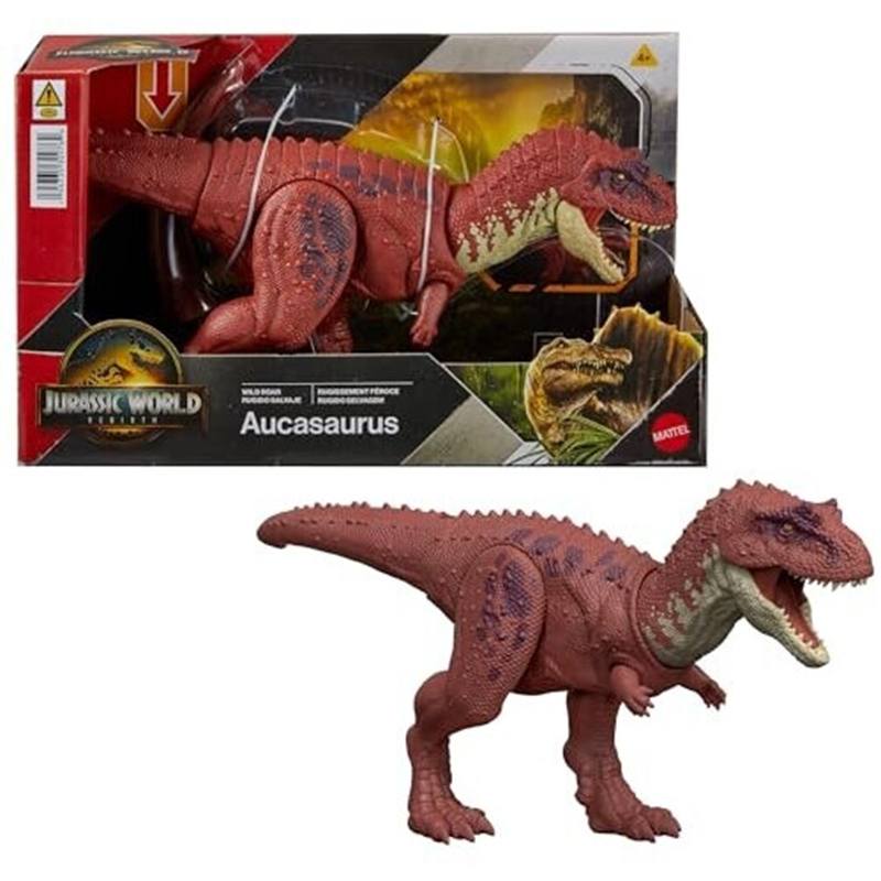 Jurassic World Figura dinossauro Wild Roar Attack Aucasaurus