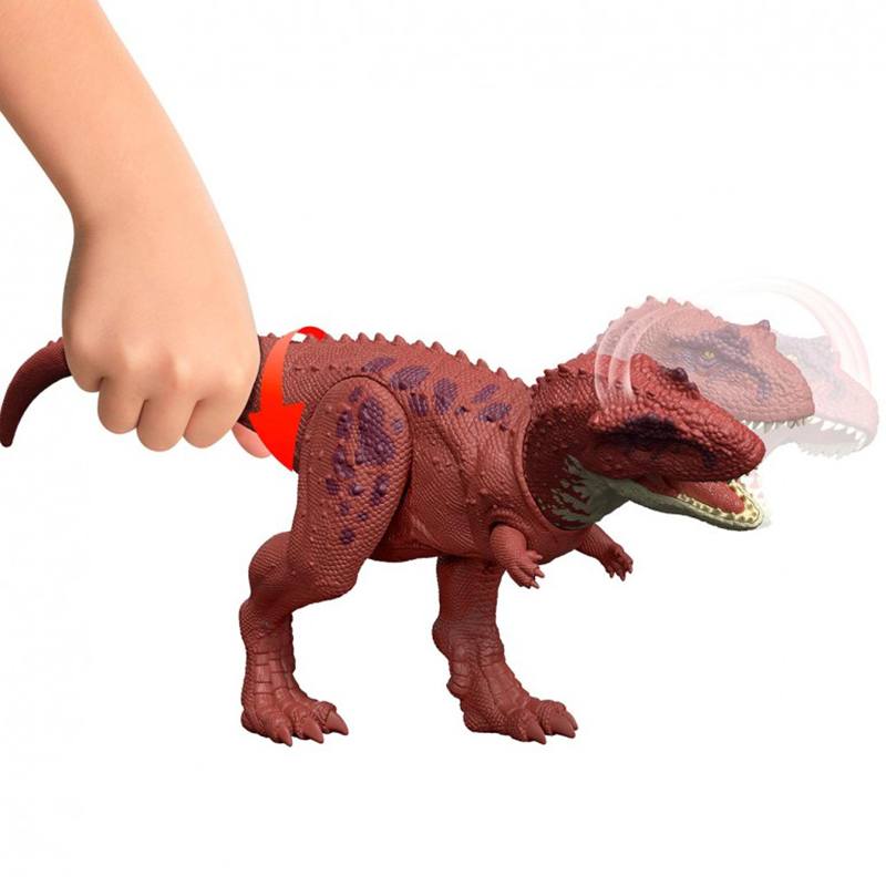 Jurassic World Figura dinossauro Wild Roar Attack Aucasaurus - Imagem 2