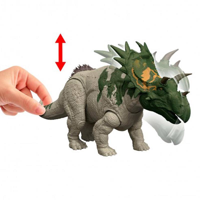 Jurassic World Figura dinossauro Wild Roar Attack Spiclypeus - Imagem 2