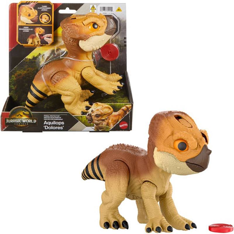 Jurassic World Figura Dinossauro Interativo Aquilops - Movimento e sons - Imagem 2