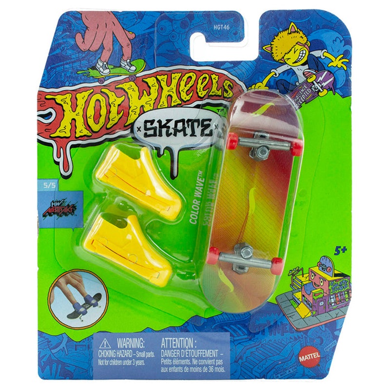 Hot Wheels Skate - Patinete de Dedo Color Wave