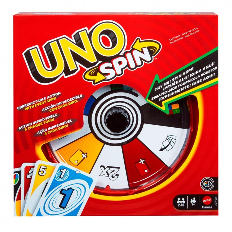 Juego de cartas Uno Spin