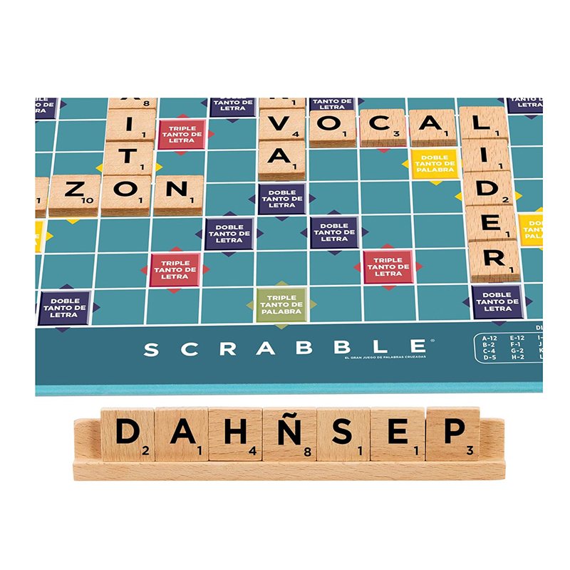 Jogo Scrabble de Madeira 2 em 1 - Imagem 4