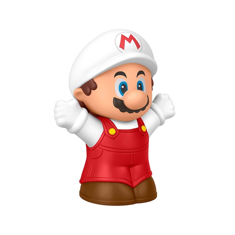 Mario Bros Little People Figura Mario Gorra Blanca Fisher-Price - Imagen 1
