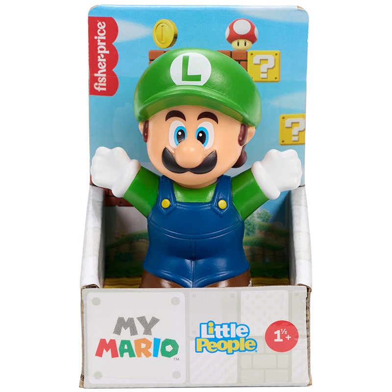 Mario Bros Little People Figura Luigi Fisher-Price - Imagen 2