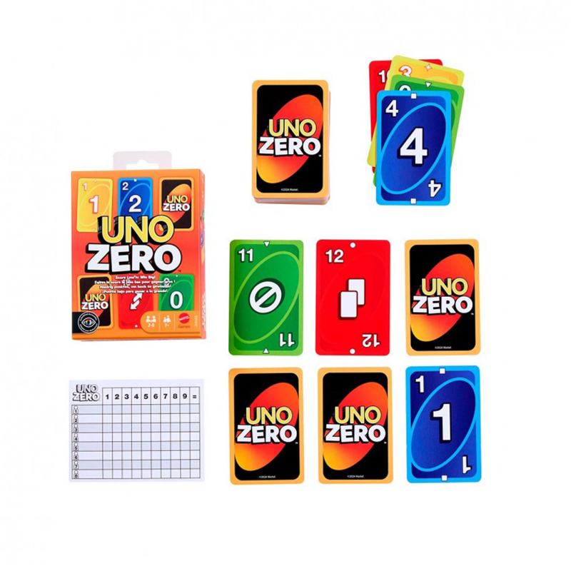 Jogo de cartas UNO Zero - Imagem 1