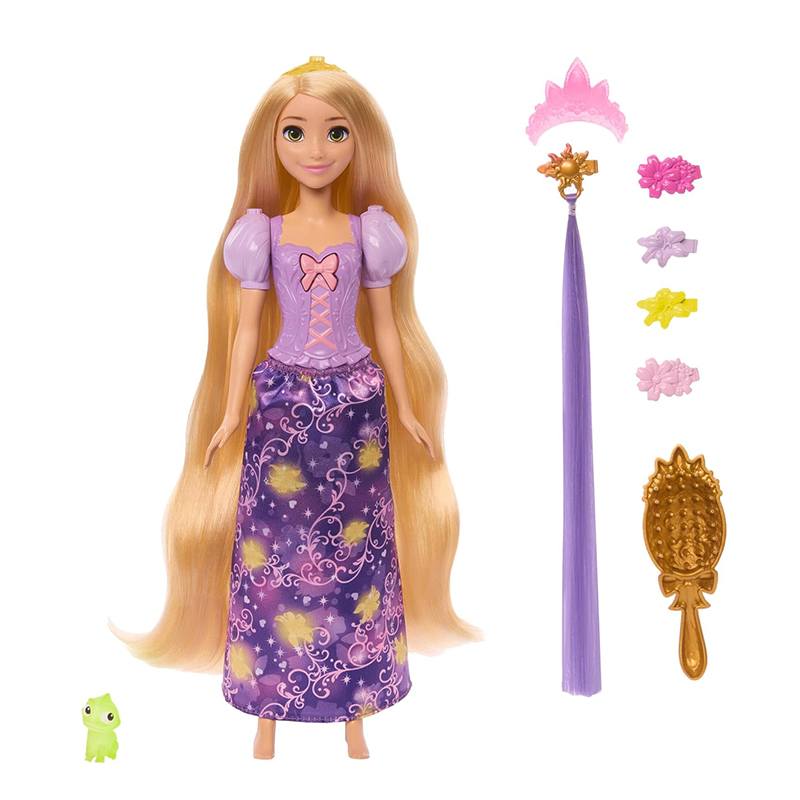 Disney Princesas Boneca Rapunzel Cabelo Mágico