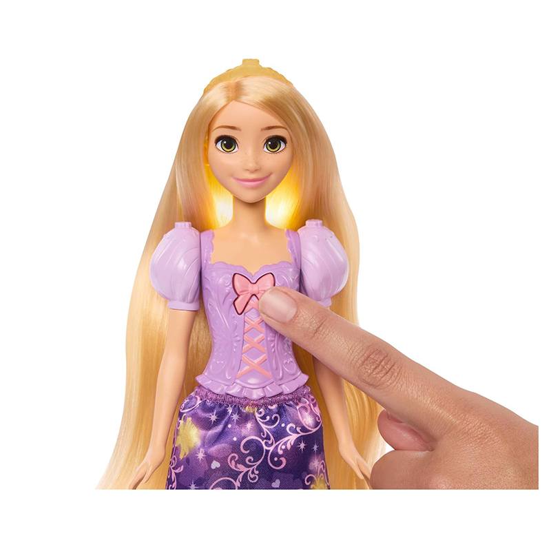 Disney Princesas Boneca Rapunzel Cabelo Mágico - Imagem 1