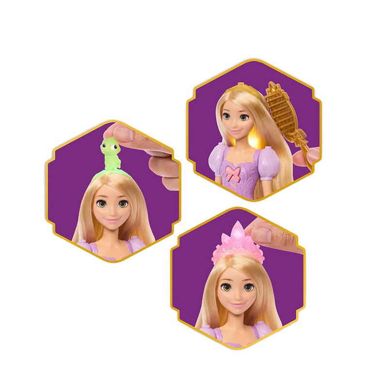 Disney Princesas Boneca Rapunzel Cabelo Mágico - Imagem 2