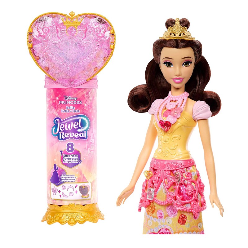 Disney Princesas Boneca Bela Jewel Reveal