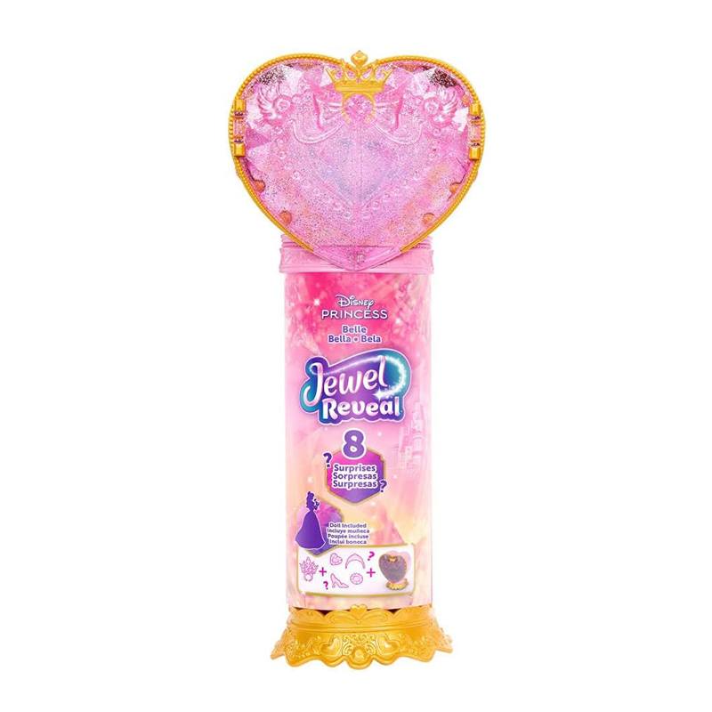 Disney Princesas Boneca Bela Jewel Reveal - Imagem 2