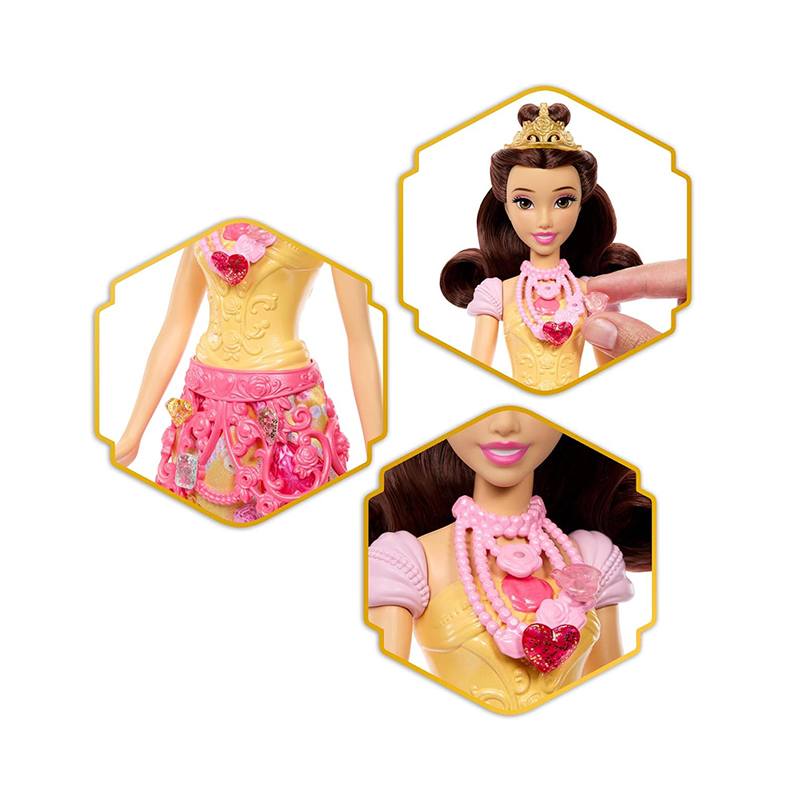 Disney Princesas Boneca Bela Jewel Reveal - Imagem 3