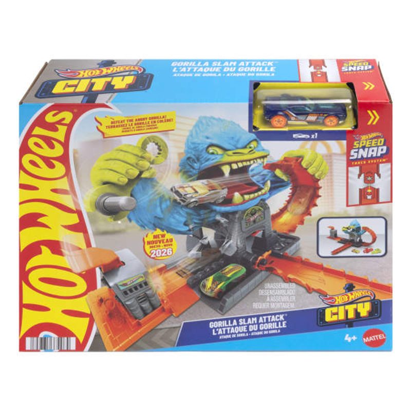 Hot Wheels City Ataque del Gorila Feroz - Imagen 4
