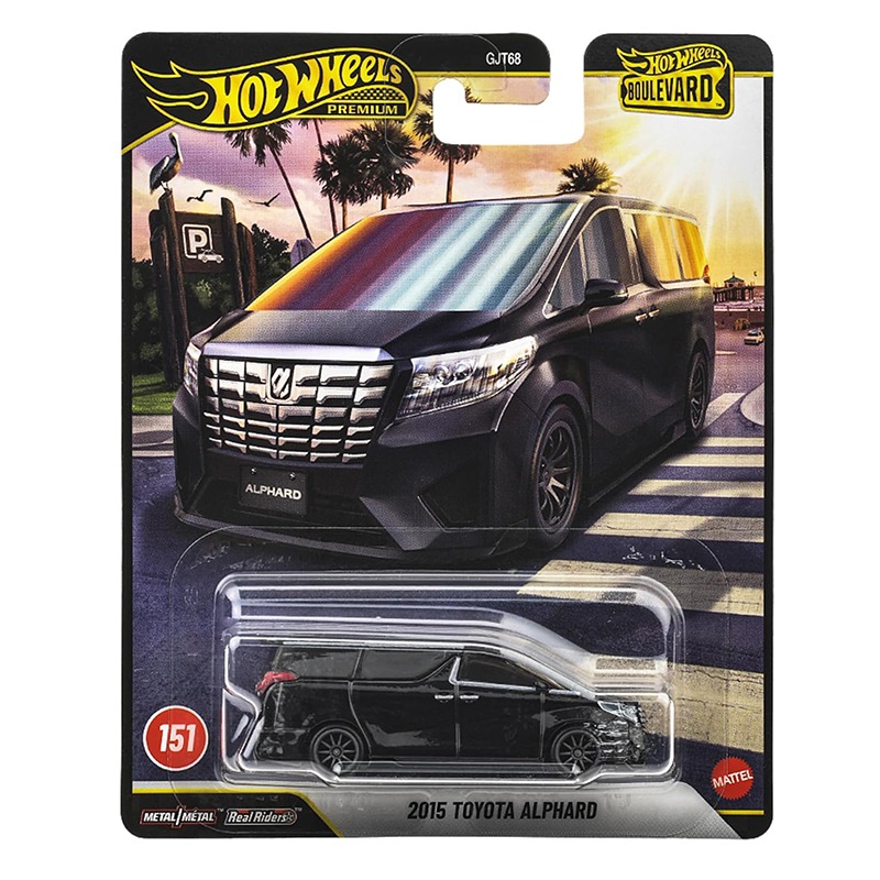 Hot Wheels Premium - Coche 2015 Toyota Alphard 1:64