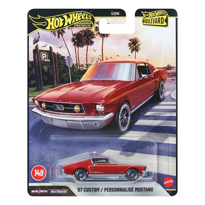 Hot Wheels Premium Boulevard Coche Custom 67 Mustang