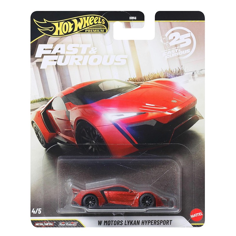Hot Wheels Fast and Furious Carro Lykan Hypersport 1:64
