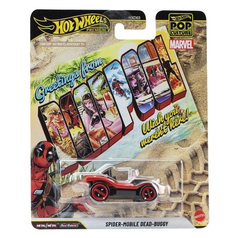 Hot Wheels Pop Culture Coche Spider Mobile Dead Buggy