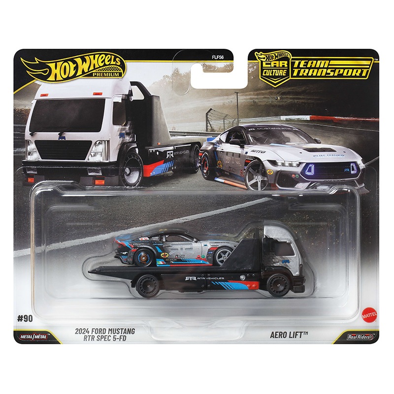 Hot Wheels Team Transport Camió amb Ford Mustang 1:64