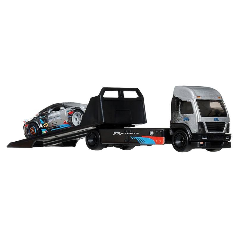 Hot Wheels Team Transport Camión con Ford Mustang 1:64 - Imagen 2