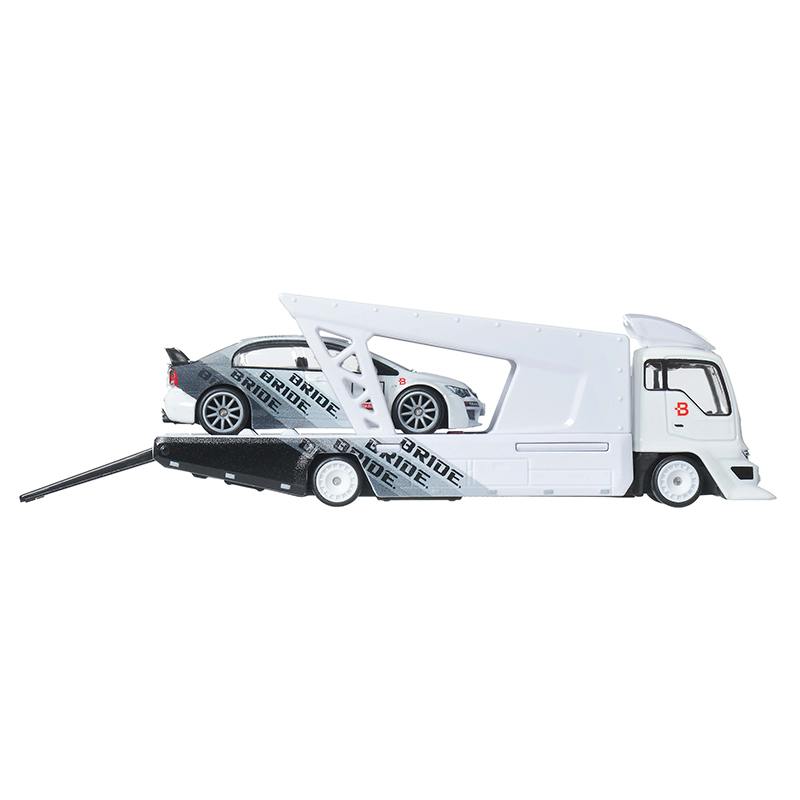 Hot Wheels Team Transport - Camión con Honda Civic Type R 1:64 - Imagen 3