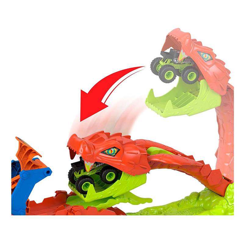 Hot Wheels Circuito Derriba a la Serpiente - Imagen 1